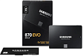 Тведотельный накопитель SSD 2.5&quot; 250 Gb Samsung SATA III 870 EVO (R560/W530MB/s) (MZ-77E250BW analog