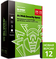 Dr.Web Security Space КЗ для Windows 7/Vista/XP/2000 SP 4 + Rollup 1 на 12 мес. 5ПК