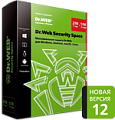 Dr.Web Security Space КЗ для Windows 7/Vista/XP/2000 SP 4 + Rollup 1 на 12 мес. 1ПК